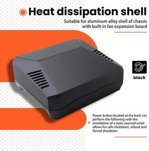 For Pi 5 Argon ONE V3 M.2 NVME Case Aluminum Alloy Housing With Built-In Fan PCIE SSD Expansion Board For Pi 5 Argon ONE V3 M.2 NVME Case Aluminum Alloy Housing With Built-In Fan PCIE SSD Expansion Board