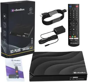 vSeeBox V3 Plus New Box 4GB+64GB 8K HD Officially Authorized