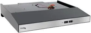 RV Range Hood with Charcoal Filter & LED Lamp | 12V DC Motor | 60W Energy Efficient | Built-in Charcoal Filter | Sleek Design | Hard-Wired Installation | 0.8A Fan Motor (Stainless Steel)