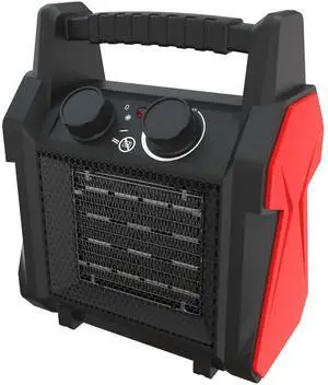 Outdoor Heater for Patio, 1500W Portable Electric Heater with Tip-Over & Overheat Protection, Space Heaters with 3 Heating Modes and Quiet Fan for Garage, Greenhouse, Indoor Outdoor Safe Use