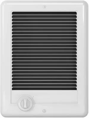 Com-Pak Electric Wall Heater Complete Unit Without Thermostat (Model: CSC101W, Part: 67549), 3412 BTU, 120 Volt, 1000 Watt, White
