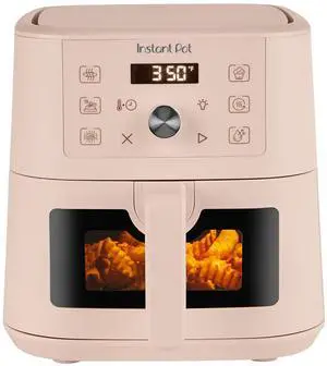 4QT VORTEX 6-in-1 Mini Air Fryer, Air fry, Bake, Roast, Broil, Dehydrate or Reheat, Rosewater, 4 Quarts
