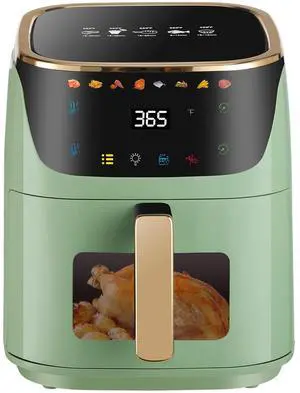 Air Fryer, 8QT Large Capacity Air Fryer, Oilless Healty Cooker Airfryer Oven with 8 Presets, 1500W Air Fryers for Quick Meal, Home Use
