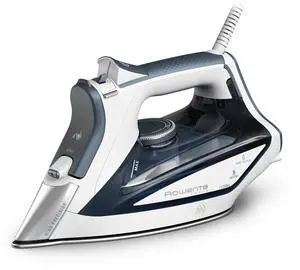 Iron Steamer for Clothes, Focus Stainless Steel Soleplate, 400 Microsteam Holes, Powerful Steam Iron, Lightweight, Leakproof, 1725 Watts