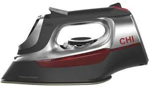 Steam Iron for Clothes with 8 Retractable Cord, 1700 Watts, 3-Way Auto Shutoff, 400+ Holes, Professional Grade, Electronic Temperature Control, Titanium Infused Ceramic Soleplate (DISCONTINUED)