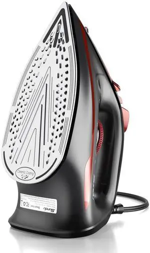 Irons Steamer for Clothes, Non-Stick Ceramic Soleplate, 500 Microsteam Holes, Powerful Steam Iron, Lightweight, Auto shutoff, Self-Cleaning, 12.31oz Water Tank Ironing Clothes for All Fabrics