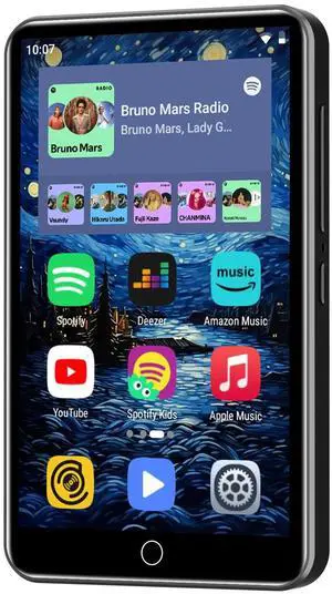 80GB MP3 Player with Bluetooth and WiFi,  4" HD Full Touch Screen MP3 Player with Spotify, Amazon Music,YouTube,Pandora,Libby,Android MP4 Music Player for Kids (Black) 80GB MP3 Player with Bluetooth and WiFi,  4" HD Full Touch Screen MP3 Player with Spotify, Amazon Music,YouTube,Pandora,Libby,Android MP4 Music Player for Kids (Black)