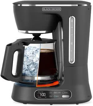 Split Brew 12-Cup Digital Coffee Maker, CM0122, Iced or Hot Coffee, Programmable, Quick Touch, 4-Hour Keep Warm Split Brew 12-Cup Digital Coffee Maker, CM0122, Iced or Hot Coffee, Programmable, Quick Touch, 4-Hour Keep Warm