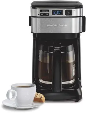 12 Cup Programmable Coffee Maker, FrontFill Drip Coffee Maker