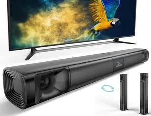 Sound Bar for Smart TV, 31 Inches, Detachable Soundbar Home Theater Surround Sound System for TV/PC/Gaming/Projectors,Bluetooth 5.3 TV Sound Bar with TV ARC/Optical/AUX/Wall Mount