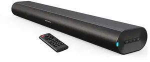 BESTISAN Wave Base Sound bar with Bluetooth for TV Tabletop Digital Audio Speaker System/Home Theater, Gaming, Projectors, with Remote Control, HDMI-ARC,AUX, Optical, USB
