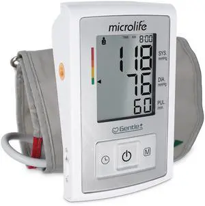Series 500 Automatic Upper Arm Blood Pressure Monitor for 2 Users, Stores Up to 198 Results, Wide-Range Cuff Fits Adult Arms <16.5 in (Size M  L), Smart Tracking Software