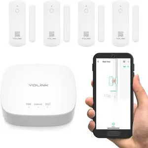 LoRa Smart Door Sensor Starter Kit: - 1/4 Mile Open-Air Range, Door Left-Open Reminders,5 Years Battery Life, SMS/Text, Email & App Alerts, Alexa, IFTTT, Home Assistant