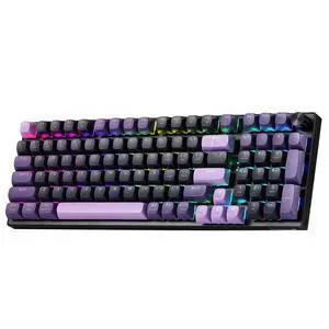 K740 PRO 98 Keys Wireless RGB Gaming Keyboard, 3-Mode PBT Mechanical Keyboard w/Solid Aluminum Base, Dedicated Knob Control & Hot-Swap Socket, Custom Linear Switch K740 PRO 98 Keys Wireless RGB Gaming Keyboard, 3-Mode PBT Mechanical Keyboard w/Solid Aluminum Base, Dedicated Knob Control & Hot-Swap Socket, Custom Linear Switch