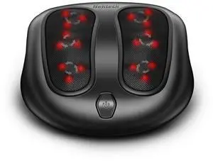 Foot Massager with Heat, Shiatsu Heated Electric Kneading Foot Massager Machine for Neuropathy, Plantar Fasciitis, Feet Massage for Pain Relief, Circulation, Christmas Gifts for Man Woman Her