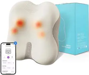 Back Massager for Pain Relief Deep Tissue, Bluetooth App Control, Shiatsu Neck Shoulder Massager with Heat, Cordless Portable for Chair Car Office Home Back Massager for Pain Relief Deep Tissue, Bluetooth App Control, Shiatsu Neck Shoulder Massager with Heat, Cordless Portable for Chair Car Office Home