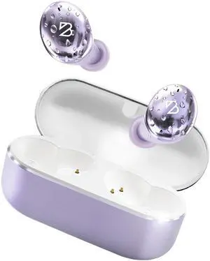 Tempo 30 Wireless Earbuds for Small Ears - Award-Winning Sound, Sweatproof Bluetooth Earbuds, Comfortable Ear Buds for Women, Purple Earphones Small Ear Canals, Long Battery Headphones