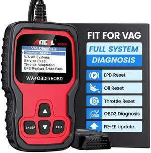 VD500 OBD2 Scanner Diagnostic Tool for Volkswagen VW Audi Skoda Seat Diagnosis Check Engine Light EPB ABS SRS Code Reader Oil Throttle Position Adaption Brake Pad Reset VD500 OBD2 Scanner Diagnostic Tool for Volkswagen VW Audi Skoda Seat Diagnosis Check Engine Light EPB ABS SRS Code Reader Oil Throttle Position Adaption Brake Pad Reset