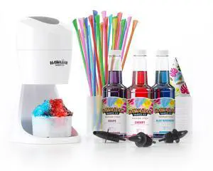 Machine Kit - 3 Flavors, 25 Cups, Straws, Pourers, Ice Molds