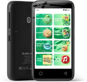 80GB MP3 Player for Kids, Parental Controls, Supports Spotify Kids, Audible, LibriVox, Amazon Music and Kindle:Safe Android MP4 Player Gift with 4" Touchscreen, WiFi and Bluetooth(Black) 80GB MP3 Player for Kids, Parental Controls, Supports Spotify Kids, Audible, LibriVox, Amazon Music and Kindle:Safe Android MP4 Player Gift with 4" Touchscreen, WiFi and Bluetooth(Black)