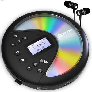 Discover - Portable CD Player with Long-Lasting Battery - New - with Headphones - Radio FM - Compatible MP3 CD Player Portable - SD Card, FM Transmitter, Bluetooth - Ideal for Cars Discover - Portable CD Player with Long-Lasting Battery - New - with Headphones - Radio FM - Compatible MP3 CD Player Portable - SD Card, FM Transmitter, Bluetooth - Ideal for Cars