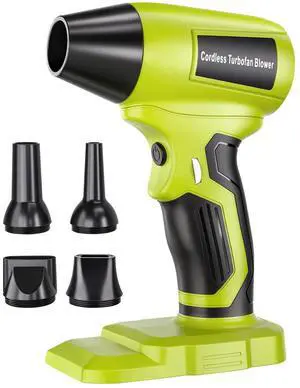 Cordless Leaf Blower for Ryobi 18v Battery - High-Speed, Brushless Motor, 130,000 RPM, Lightweight Design for Leaves,Dust Snow,Lawn Care,Patio Cleaning(Battery Not Included)