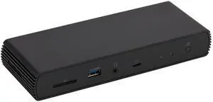 Thunderbolt4/USB4 Pro Docking Station,2xTBT4,1xHDMI2.1,3xUSB A 3.1,RJ45,Dual Display, Black, 7.86 x 2.95 x 1.23 inches