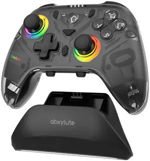 C8 PC Controller - Wireless Bluetooth Gamepad - Hall Effect Joystick RGB Backlit - 1000Hz Polling Rate -Dual Vibrate Macro Buttons for PC,, Switch 2, Steam Deck, Android, iOS, MAC &Tesla Charging Dock C8 PC Controller - Wireless Bluetooth Gamepad - Hall Effect Joystick RGB Backlit - 1000Hz Polling Rate -Dual Vibrate Macro Buttons for PC,, Switch 2, Steam Deck, Android, iOS, MAC &Tesla Charging Dock
