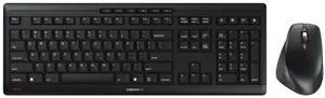 Stream Comfort Desktop Wireless Keyboard and Mouse | USB SX Scissors Mechanism | Whisper-Quiet Silent | Keystroke (Black, Desktop Combo)