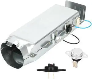 DC97-14486A Dryer Heating Element Upgrade OEM DC96-00887A,Fit for Samsung Dryer dv45h7000ew/a2 dve50r5400v/a3 dve50r5200w/a3,Replace DC97-14486D AP4342351 (with DC32-00007A DC47-00016A)
