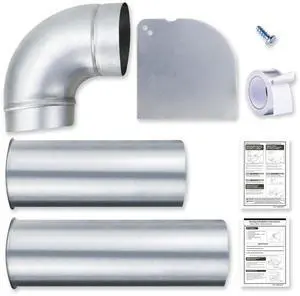 383EEL9001L 3911EZ9131X Upgraded Dryer Side Venting Kit Perfectly Compatible with LG Gas or Electric Dryers, Compatible with Kenmore Dryers Replacement Part AP5672784 Replace 2400642, PS7784989
