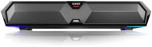 MG300 Computer Sound Bar: Loud Speakers with Deep Bass - Switch RGB Built-in Microphone for Gaming Speakers Wireless Bluetooth 5.3 & USB Adapter PC Sound Bar for Desktop