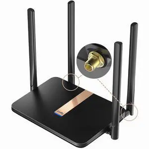 New AC1200 Unlocked 4G LTE Modem Router with SIM Card Slot, 1200Mbps Mesh WiFi, EC25-AFX Qualcomm Chipset, Detachable Cellular Antennas, DDNS, VPN, LT500D