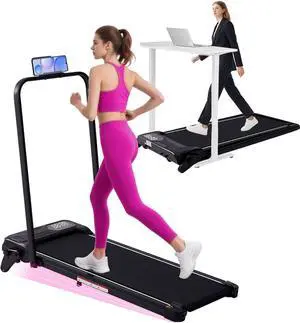 Electric Walking Pad Treadmill with Adjustable Incline and Handle Bar, 3.5HP Small PortableTreadmills for Home Office Small, 4 in 1 Folding Foldable Treadmill with Handles, 0.6-7.6MPH, 350LBS Electric Walking Pad Treadmill with Adjustable Incline and Handle Bar, 3.5HP Small PortableTreadmills for Home Office Small, 4 in 1 Folding Foldable Treadmill with Handles, 0.6-7.6MPH, 350LBS