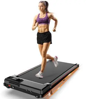 Walking Pad Treadmill Under Desk,6% Manual Incline,0.6-4MPH,300lbs Capacity,Foldable Portable 2.5HP Mini Treadmill for Home,APP Compatible,Compact for Walking Fitness Workout Equipment