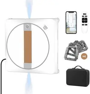 Smart Window Cleaning Robot - Dual Water Spray, Remote Control, High Suction Power, Wet/Dry Cleaning, Indoor/Outdoor Use, Perfect for High-Rise Windows, Tiles, and Glass Doors