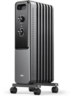 Radiator Heater, Dual Knobs, 8 Safety Protection, 1500W Electric Space Heaters for Indoor Use Large Room, Energy Saving, Quiet Oil Filled Radiator for Bedroom, Adjustable Thermostat Radiator Heater, Dual Knobs, 8 Safety Protection, 1500W Electric Space Heaters for Indoor Use Large Room, Energy Saving, Quiet Oil Filled Radiator for Bedroom, Adjustable Thermostat