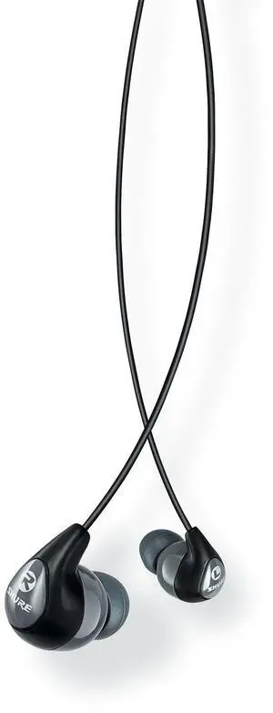 SE112 PRO Wired Earbuds - Professional Sound Isolating Earphones with Single Dynamic MicroDriver, Secure In-Ear Fit, Fixed Cable, Durable Quality - Gray (SE112-GR)