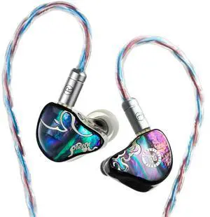 IEMs Juzear x Z Reviews Defiant in Ear Monitor, 1DD +3BA Hybrid Drivers Earphone, HiFi Wired Gaming IEM Earbuds with Detachable Cable for Musician Audiophile Gamer (Rainbow) IEMs Juzear x Z Reviews Defiant in Ear Monitor, 1DD +3BA Hybrid Drivers Earphone, HiFi Wired Gaming IEM Earbuds with Detachable Cable for Musician Audiophile Gamer (Rainbow)
