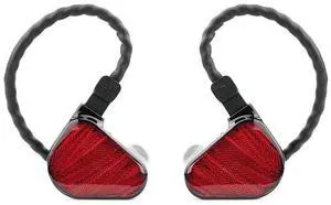 x Crinacle Zero: RED Dual Dynamic Drivers in-Ear Headphone Gaming Earbuds HiFi Wired Earbuds