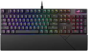 ROG Strix Scope II X Wired USB Mechanical Gaming Keyboard 100% Full-Size, Hot Swappable Pre-lubed ROG NX Snow V2 Linear Switches, PBT Keycaps, RGB, PC/Mac Support - Black ROG Strix Scope II X Wired USB Mechanical Gaming Keyboard 100% Full-Size, Hot Swappable Pre-lubed ROG NX Snow V2 Linear Switches, PBT Keycaps, RGB, PC/Mac Support - Black