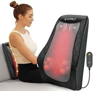 Back and Neck Massager, FSA Eligible HSA Store Massager for Pain Relief Deep Tissue, Heated Massage with Vibration, Massage Pillow for Neck, Back, Shoulder, Leg, Gifts for Men Women