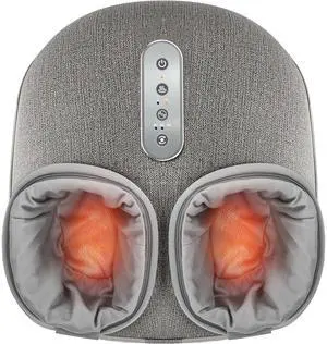 Foot Massager Machine with Heat, Shiatsu Deep Kneading, Delivers Relief for Tired Muscles and Plantar, Multi-Level Settings & Adjustable Intensity for Home or Office Use, Gifts for Women Mom