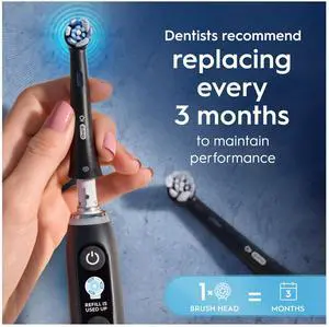 iO Ultimate Cleaning Electric Toothbrush Heads, 8 Pieces, Ultimate Tooth Cleaning, Toothbrush Attachment for Toothbrushes, Letterbox Enabled Packaging, Black iO Ultimate Cleaning Electric Toothbrush Heads, 8 Pieces, Ultimate Tooth Cleaning, Toothbrush Attachment for Toothbrushes, Letterbox Enabled Packaging, Black
