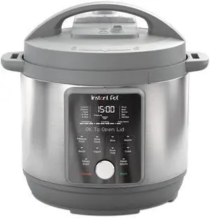 , 6-Quart Whisper Quiet 9-in-1 Electric Pressure Cooker, Slow Rice Steamer, Sauté, Yogurt Maker, Warmer & Sterilizer, Free App with 800+ Recipes, Stainless Steel