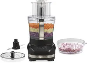 Big Mouth Duo Plus 12 Cup Food Processor & Vegetable Chopper with Additional Mini 4 Cup Bowl, Black (70580) Big Mouth Duo Plus 12 Cup Food Processor & Vegetable Chopper with Additional Mini 4 Cup Bowl, Black (70580)