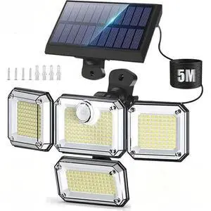 3000LM 333 LED Solar Lights Outdoor Waterproof Motion Sensor Security Wall Lamp