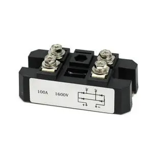 100A Amp 1600V Volt Single 1 Phase Diode Metal Case Bridge Rectifier TS