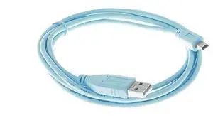 USB 2.0 Console Cable for Cisco A-Male to Mini-B Cord - 6 Feet (1.8 meters)