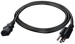 Computer Power Cord 2 Pack 3.9ft NEMA 5-15P to C13 Cable 10A 125V PC Cord Computer Power Cord 2 Pack 3.9ft NEMA 5-15P to C13 Cable 10A 125V PC Cord